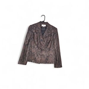 Elegant Patterned Women's Blazer